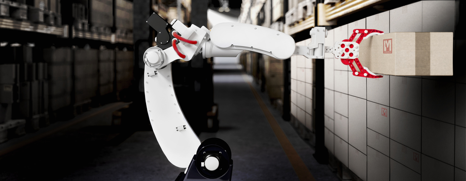 Industriel håndtering med robot