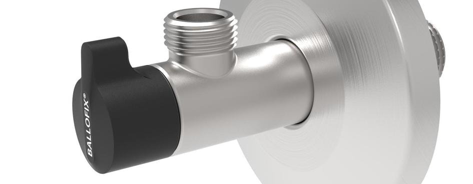 2403 LEV Eban NYAR BROEN Ballofix Rustfri Vinkelventil S1